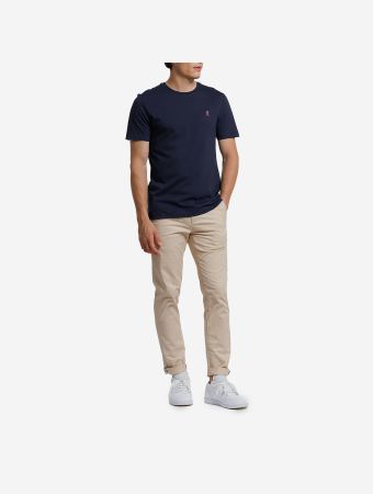 Vicomte A Dark Navy Travis T Shirt Round Neck