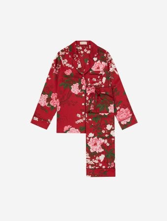 Olivia Von Halle Tardieu Lila Pajamas