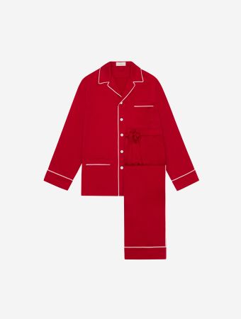 Olivia Von Halle Ruby Yves Pajamas