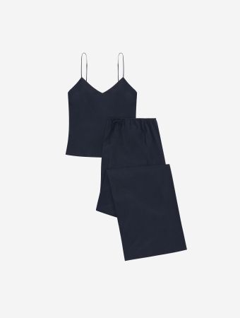 Olivia Von Halle Navy Bliss Pajamas