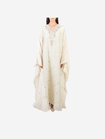 Intricate Embellished V-Neck Dress