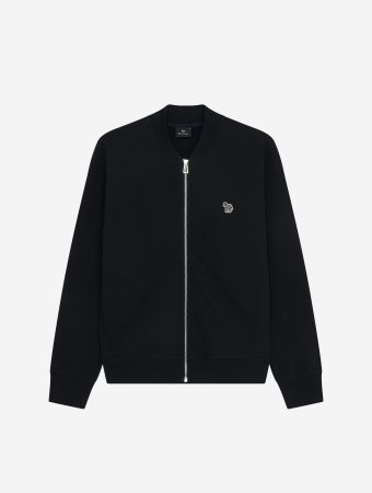 Paul Smith Black Zip Bomber Zebra