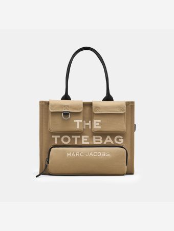 Marc Jacobs Camel Cargo Canvas Tote Bag