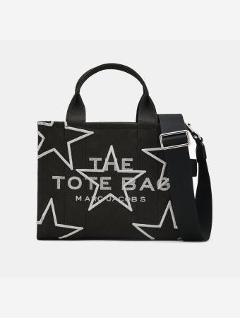 Marc Jacobs Black Star Canvas Tote Bag