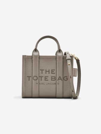 Marc Jacobs Cement Leather Tote Bag
