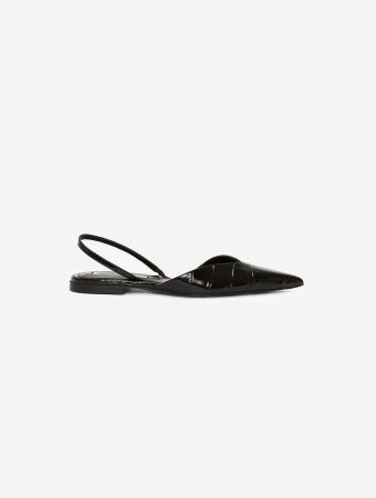 Victoria Beckham Black Flats