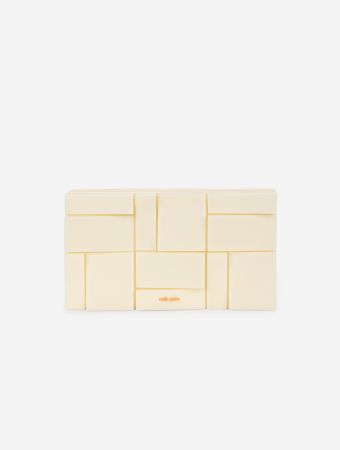 Galleria White Clutch Bag