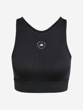 Adidas By Stella Mccartney Black Yoga Crop Top