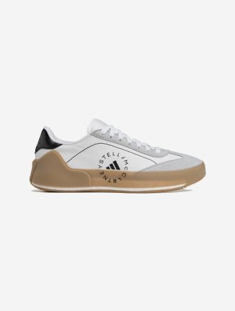 Adidas By Stella Mccartney White-Black Court Boost Sneakers