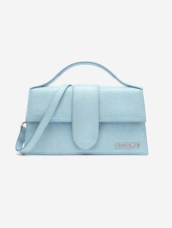 Jacquemus Light Blue Le Grand Bambino Top Handle Bag