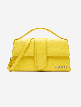 Jacquemus Yellow Le Grand Bambino Top Handle Bag