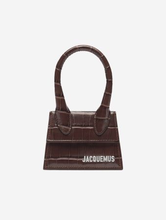 Jacquemus Dark Brown Le Chiquito Top Handle Bag