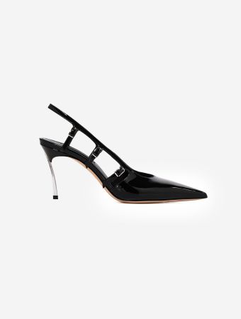 Superblade Straps Patent Leather Slingback