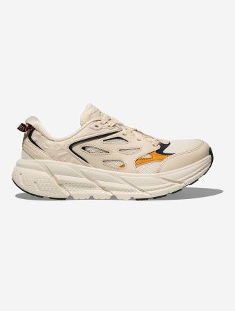 Hoka Clifton L Athletics Oat Milk Alabaster Sneakers