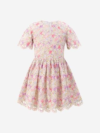 Marlo Kids Charlotte Embroidered Mini Dress