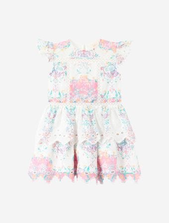 Marlo Kids Gracie Embroidered Mini Dress