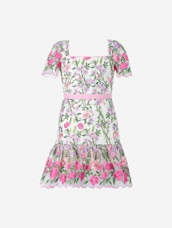 Marlo Kids Clara Embroidered Mini Dress