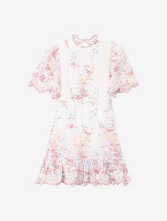 Marlo Kids Scarlett Embroidered Mini Dress