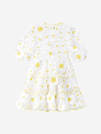 Marlo Kids Valeria Embroidered Mini Dress
