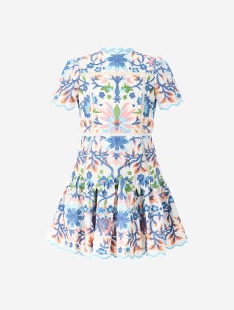 Marlo Kids Joanna Embroidered Mini Dress