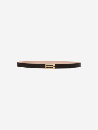 Victoria Beckham Black Regular Frame Belt