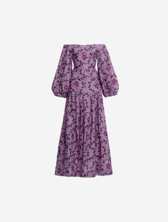 Agua By Agua Bendita Multicolor Senlis Wisteria Maxi Dress