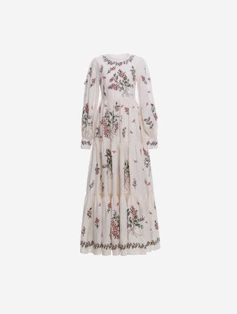 Agua By Agua Bendita Multicolor Nuez Wisteria Maxi Dress