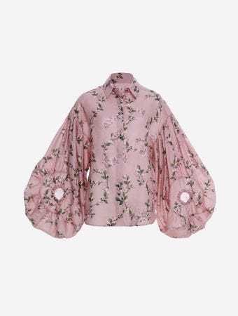 Agua By Agua Bendita Multicolor Agar Wisteria Blouse