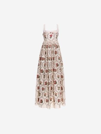 Agua By Agua Bendita Multicolor Barbara Orquidea Maxi Dress