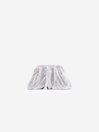 Benedetta Bruzziches Crystal On Silver Venus La Petite Clutch
