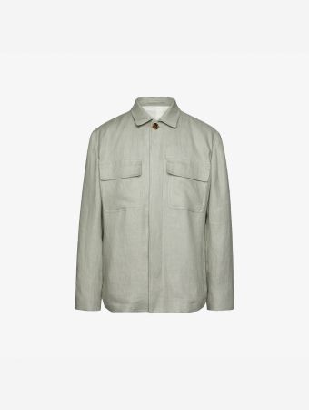 Lardini Green Shirt Jacket