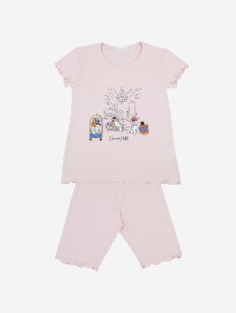 Story Loris Rosa Baby Pink Pyjamas