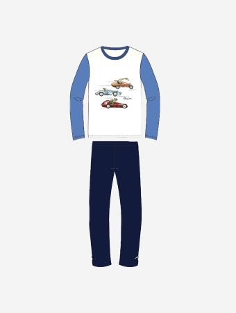 Story Loris Boy Bianco Long Pyjamas