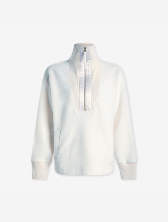 Varley Egret Wallace Half Zip Fleece Top