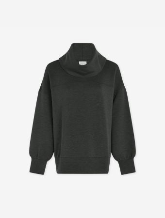 Varley Olive Marl Priya Longline Sweater