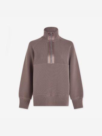 Varley Deep Taupe Lismore Longline Sweater
