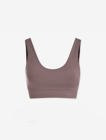 Varley Deep Taupe Freesoft Cori Sports Bra