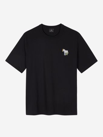 Paul Smith Black T Shirt Zebra Puff