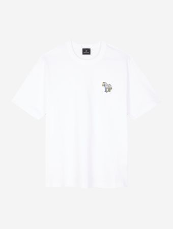 Paul Smith White T Shirt Zebra Puff