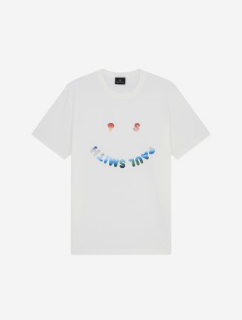 Paul Smith Off White T Shirt Happy