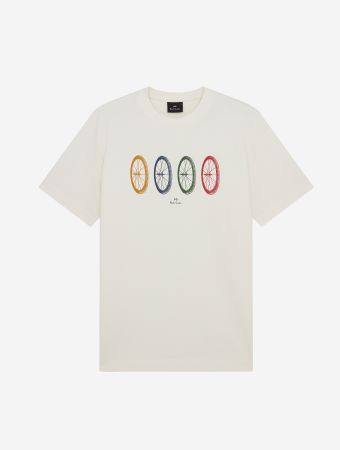 Paul Smith Off White T Shirt Bike Tyres