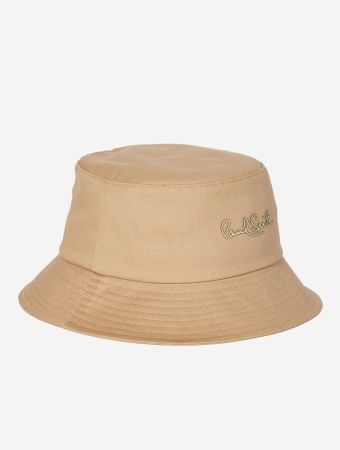 Paul Smith Tan Hat Bucket Logo