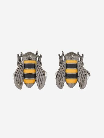 Paul Smith Black Cufflink Bee