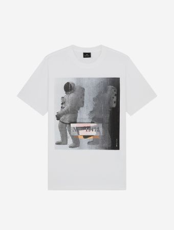 Paul Smith White T Shirt Astronaut