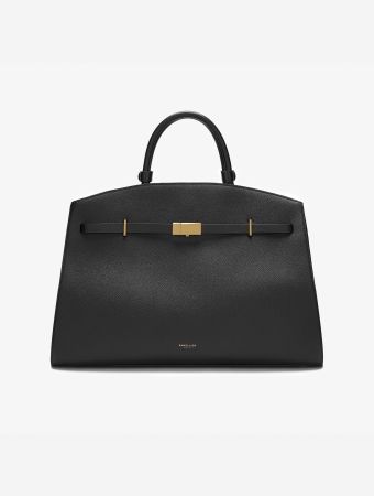 Demellier Black F02 New York Top Handle Bag