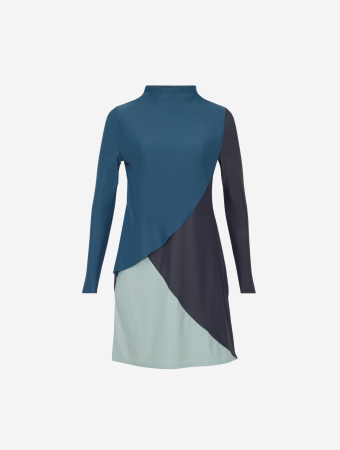 Cape Wave Swim Dress