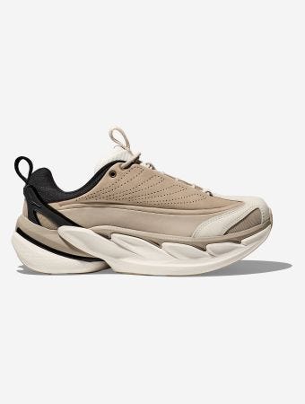 Hoka Alabaster Raw Linen U Elevon X Shoes