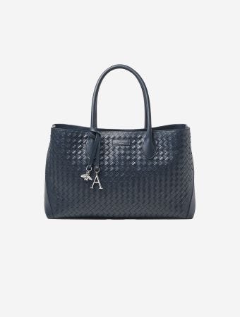 London Navy Tote Bag