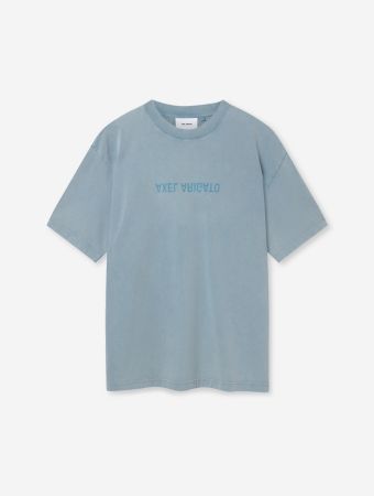 Axel Arigato Steel Blue Distort Washed T Shirt