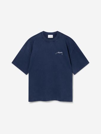 Axel Arigato Navy Honor Washed T Shirt